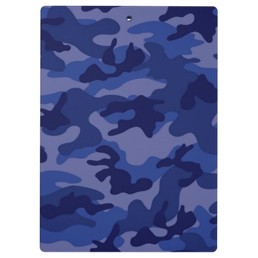Blaue Camouflage, Camouflage Klemmbrett (Rückseite)