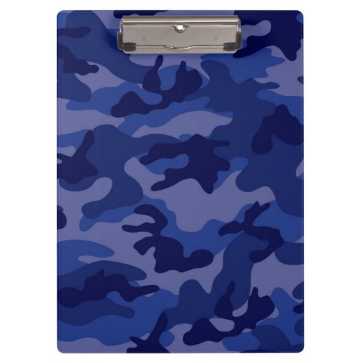 Blaue Camouflage, Camouflage Klemmbrett (Vorderseite)