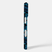 Blaue Camouflage Case-Mate iPhone Hülle (Rückseite / Rechts)