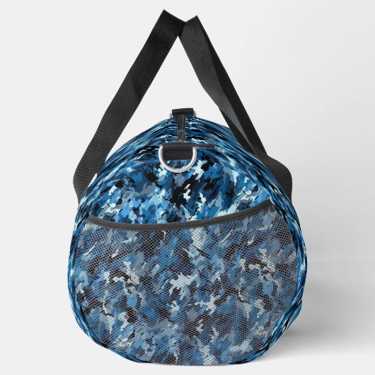 Blaue Camouflage Duffle Bag (Rechts)