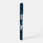 Blaue Camouflage iPhone 16 Hülle (Rechte Seite)