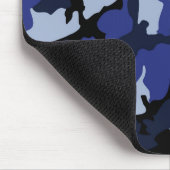Blaue Camouflage, Mousepad (Ecke)