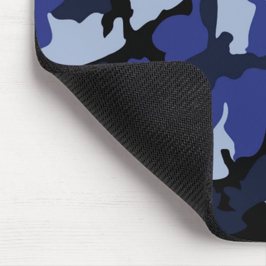 Blaue Camouflage, Mousepad (Ecke)