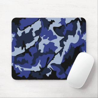 Blaue Camouflage, Mousepad