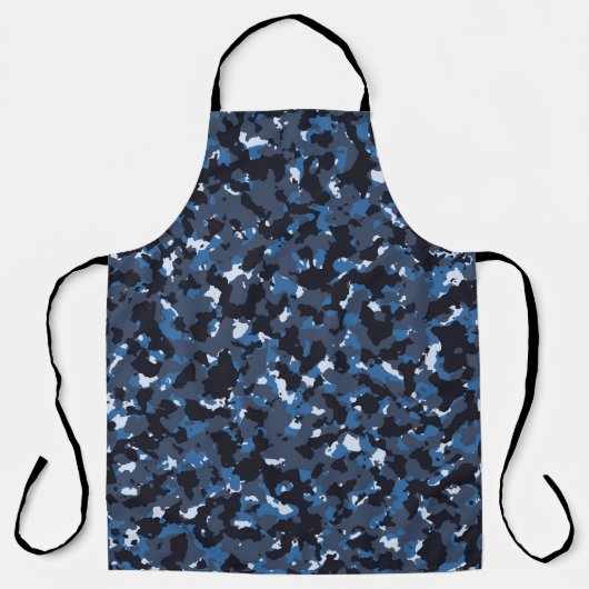 Blaue Camouflage Schürze (Vorderseite)