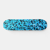 Blaue Camouflage Skateboard (Horizontal)