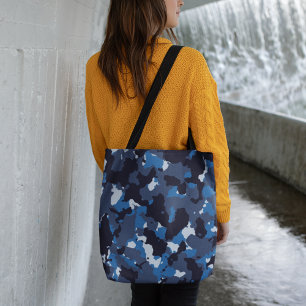 Blaue Camouflage Tasche