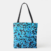 Blaue Camouflage Tasche (Rückseite)