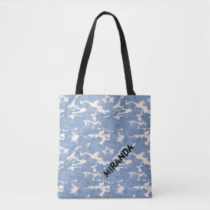 Blaue Camouflage-Taschen-Tasche Tasche