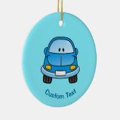 Blaue Cartoon Keramik Ornament (Rechts)