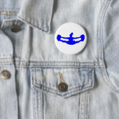Blaue CHEERLEADER Button (Beispiel)