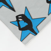 Blaue Cheerleader-Fleecedecke Fleecedecke (Ecke)