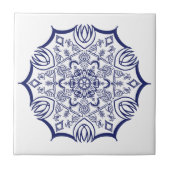 Blaue China Fliese (Vorderseite)