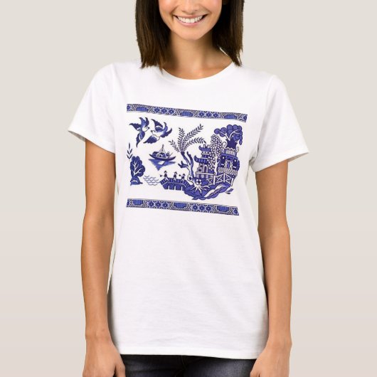 Blaue China T-Shirt (Vorderseite)