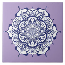 Blaue China. Was sehen Sie? Fliese