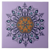 Blaue China. Was sehen Sie? Fliese (Vorderseite)