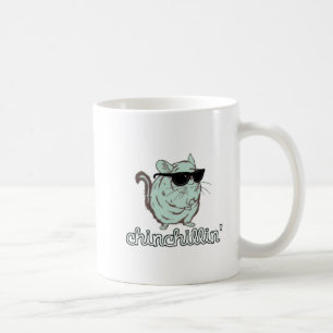 Blaue Chinchillin Chinchilla Kaffeetasse
