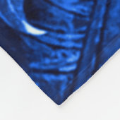 Blaue chinesische Drache-Kunst-Fleece-Decke Fleecedecke (Ecke)