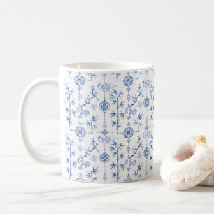 Blaue chinesische Motive Kaffeetasse