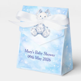 Blaue Chinoiserie-Geschenkbox für Baby Shower Geschenkschachtel
