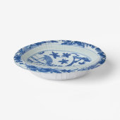 Blaue Chinoiserie Hirsche Imitate China Pappteller (Gewinkelt)