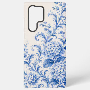 Blaue Chinoiserie-Hortensien-Handyhülle Samsung Galaxy Hülle