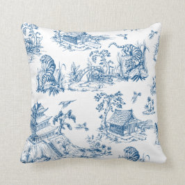 Blaue Chinoiserie Pillow Kissen