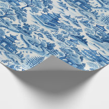 Blaue Chinoiserie Porzellan chinesisch
