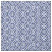 Blaue Chinoiserie quadratischer Zuhause-Dekorator Stoff (Muster)