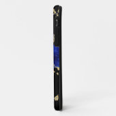 Blaue Christliche Kreuzschlitze Case-Mate iPhone Hülle (Hinten/Links)