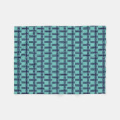 Blaue Christliche Kreuzung verschiedener Varianten Fleecedecke (Vorderseite (Horizontal))