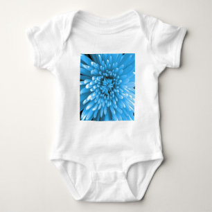 Blaue Chrysantheme Baby Strampler