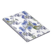 Blaue Chrysanthemen Notizblock (Rechte Seite)