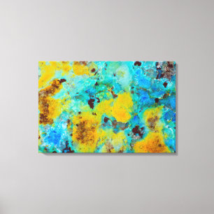 Blaue Chrysocolla-Jasper Leinwanddruck