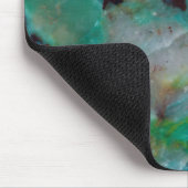 Blaue Chrysocolla-Jasper Mousepad (Ecke)