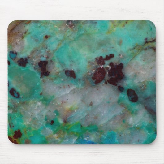 Blaue Chrysocolla-Jasper Mousepad (Vorne)