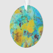 Blaue Chrysocolla-Jasper Ornament (Vorderseite)