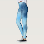 Blaue Cloud Abstract Leggings (Links)