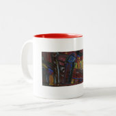 Blaue Coats Zweifarbige Tasse (Vorderseite Links)