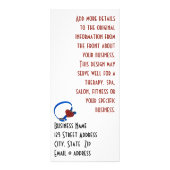 Blaue Collar, Liebe des roten Herzens Werbekarte (Hinten)