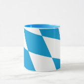 Blaue Combo-Tasse mit bayerischer Flagge Tasse (Zentrum)