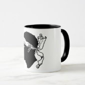 Blaue Combo-Tasse mit Korsika-Flagge Tasse (VorderseiteRechts)