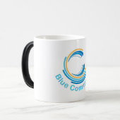 Blaue Commiunity Tasse (Vorderseite Links)