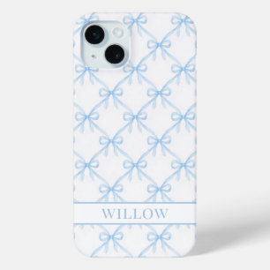 Blaue Coquette-Wasserfarbenbögen Case-Mate iPhone Hülle