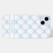 Blaue Coquette-Wasserfarbenbögen Case-Mate iPhone Hülle (Rückseite (Horizontal))