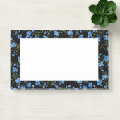 Blaue Cosmos-Blumen Post-it Klebezettel (Büro)