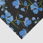 Blaue Cosmos-Blumen Seidenpapier (Ausschnitt)