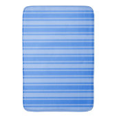 Blaue Creme Badematte (Vorderseite Vertikal)