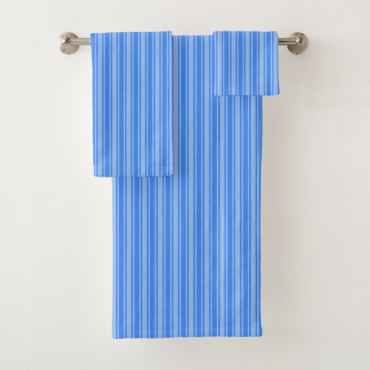 Blaue Creme Badhandtuch Set (Insitu)
