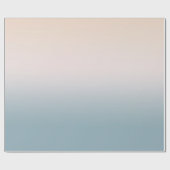 Blaue Creme Blush-Gefärbte Krawatte Geschenkpapier (Flach)